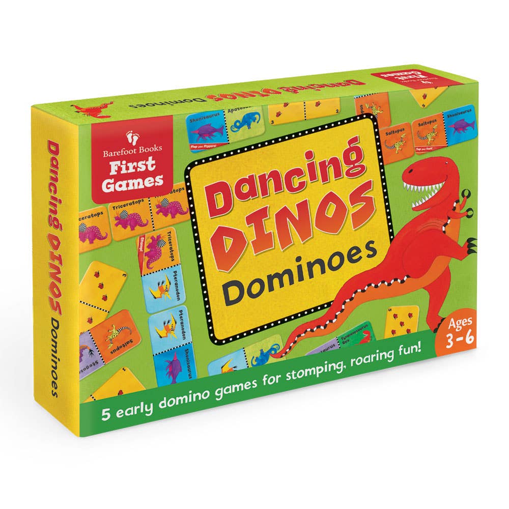 Dancing Dinos Dominoes - Children's Game